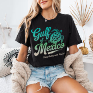 Golf von Mexiko Bleibe Salty & Resist Gradient T-Shirt