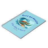 Golf von Mexiko Bleibe Salty & Resist Notebook Notizblock (Linke Seite)