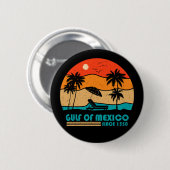 Golf von Mexiko bleibe salzig Vintag Button (Vorne & Hinten)