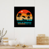 Golf von Mexiko bleibe salzig Vintag Poster (Küche)