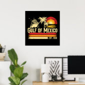 Golf von Mexiko bleibe salzig Vintag Poster (Heimbüro)