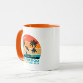 Golf von Mexiko bleibe salzig Vintag Tasse (Vorderseite Links)