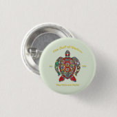 Golf von Mexiko Button (Vorne & Hinten)