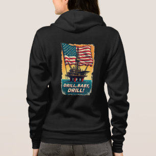 Golf von Mexiko - Drill Baby Drill Vintage politis Hoodie