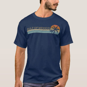 Golf von Mexiko Est 1550 Resist Retro Beach T-Shirt