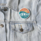 Golf von Mexiko Est 1550 Retro Beach Golf von Mexi Button (Beispiel)