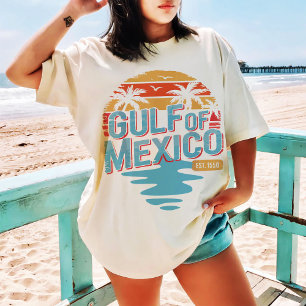 Golf von Mexiko Est. 1550 Retro Vintag Beach T-Shi T-Shirt