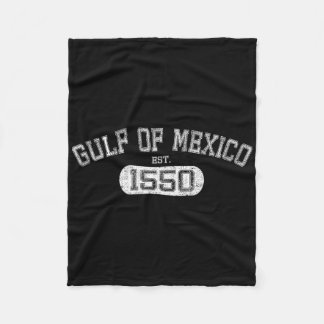 Golf von Mexiko Est 1550 Retro Vintagen Golf für M Fleecedecke