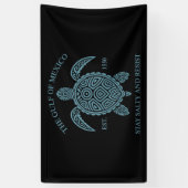 Golf von Mexiko ESTD 1550 Bleibe Salty and Resist Banner (Vertikal)