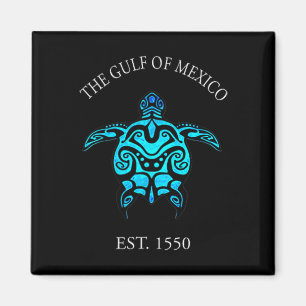 Golf von Mexiko Forever Turtle T - Shirt.png Magnet