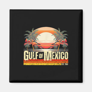 Golf von Mexiko Forever Vintag Beach Retro Sonnenu Magnet