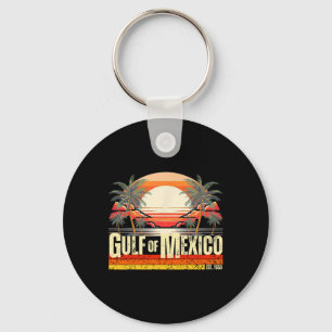 Golf von Mexiko Forever Vintag Beach Retro Sonnenu Schlüsselanhänger