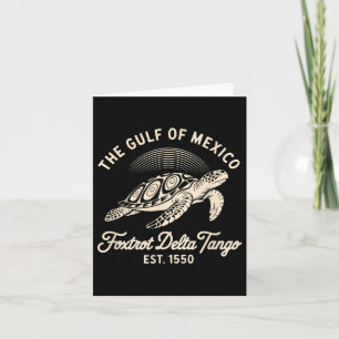 Golf von Mexiko Foxtrots Deltas Tangos Golf von Me Karte