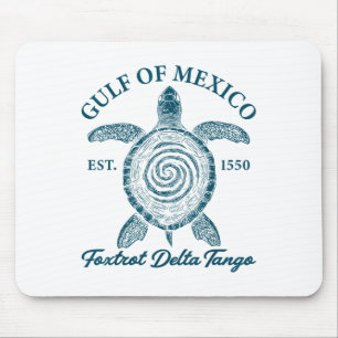 Golf von Mexiko Foxtrots Deltas Tangos Golf von Me Mousepad
