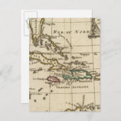 Golf von Mexiko, Karibische Inseln Postkarte (Vorne/Hinten)