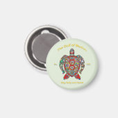 Golf von Mexiko Magnet (Vorderseite/Rückseite)