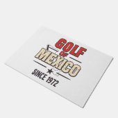 Golf von Mexiko-Parodie mit Vintagen Fußmatte (Schrägansicht)