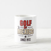 Golf von Mexiko-Parodie mit Vintagen Kaffeetasse (Mittel)