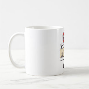Golf von Mexiko-Parodie mit Vintagen Kaffeetasse