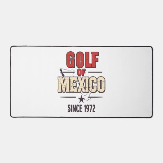 Golf von Mexiko-Parodie mit Vintagen Schreibtischunterlage (Vorderseite)