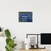 Golf von Mexiko Poster (Heimbüro)