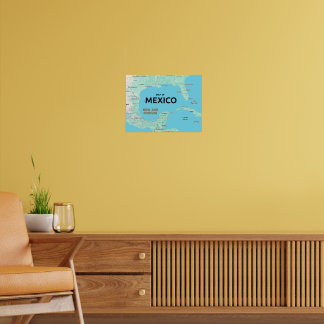 Golf von Mexiko Poster