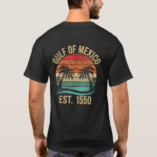 Golf von Mexiko Retro Vintage Beach Mens Women T-Shirt