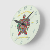 Golf von Mexiko Runde Wanduhr (Winkel)