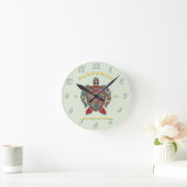 Golf von Mexiko Runde Wanduhr (Zuhause)