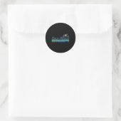 Golf von Mexiko Runder Aufkleber (Tasche)