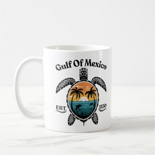 Golf von Mexiko-Schildkröte Est 1550 Golf von Mexi Kaffeetasse