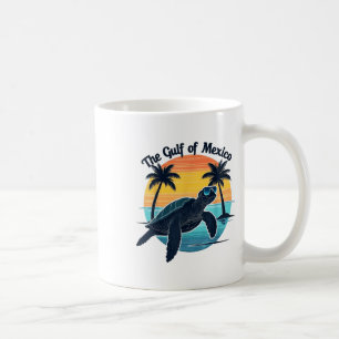 Golf von Mexiko Schildkröte Vintage Meeresschildkr Kaffeetasse
