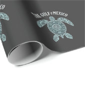 Golf von Mexiko Schildkrötensee Latino Geschenkpapier (Rolleneckpunkt)