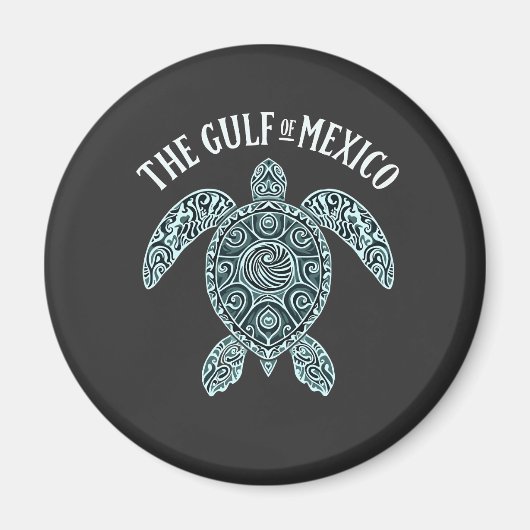 Golf von Mexiko Schildkrötensee Latino Magnet (Vorne)