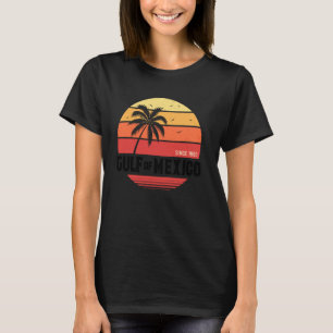 Golf von Mexiko seit 1550 Retro Vintage Strand Gol T-Shirt