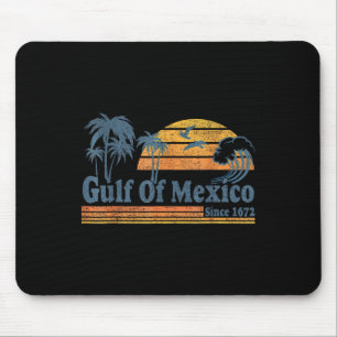Golf von Mexiko seit 1672 Retro Vintage Strand Mousepad