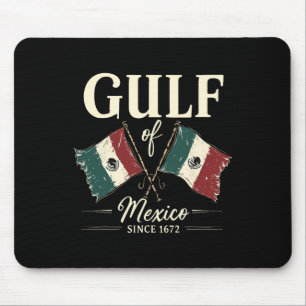 Golf von Mexiko seit 1672 Retro Vintager T - Shirt Mousepad