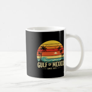 Golf von Mexiko seit 1672 Sunset Vibes Vintages T- Kaffeetasse