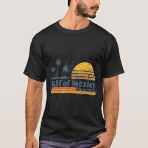 Golf von Mexiko seit 1672 T-Shirt Retro Vintager S