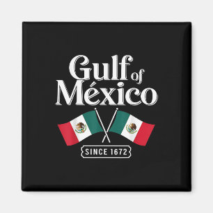 Golf von Mexiko seit 1672 Trump 2025 Retro Vintage Magnet