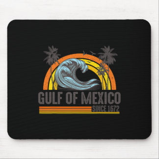 Golf von Mexiko seit 1672 Vintag Beach Summer Vac Mousepad