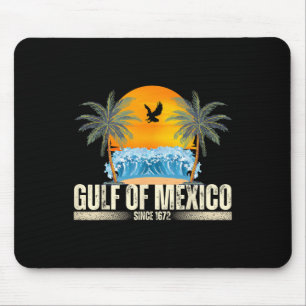 Golf von Mexiko seit 1672 Vintager Beach Golf von Mousepad
