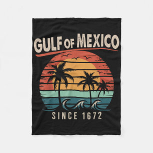 Golf von Mexiko Shirt Vintager Golf von Mexiko sei Fleecedecke