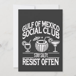 Golf von Mexiko Social Club Bleibt Salzig Widerste Einladung