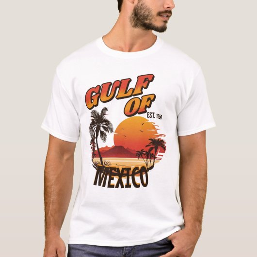 Golf von Mexiko T - Shirt Mexiko Geschenk für Mexi (Vorderseite)