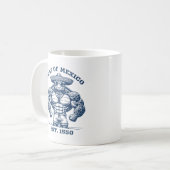Golf von Mexiko Turtle Bodybuilder Tragen von Sonn Kaffeetasse (Vorderseite Links)