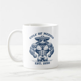Golf von Mexiko Turtle Bodybuilder Tragen von Sonn Kaffeetasse