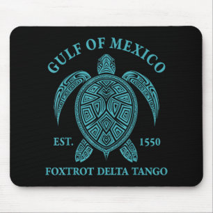Golf von Mexiko Turtle Foxtrot Delta Tango Est 155 Mousepad
