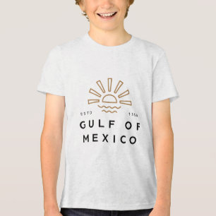 Golf von Mexiko USA Funny America Flag USA Tri-Blend Shirt