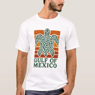 Golf von Mexiko Vibes Meeresschildkröte T-Shirt